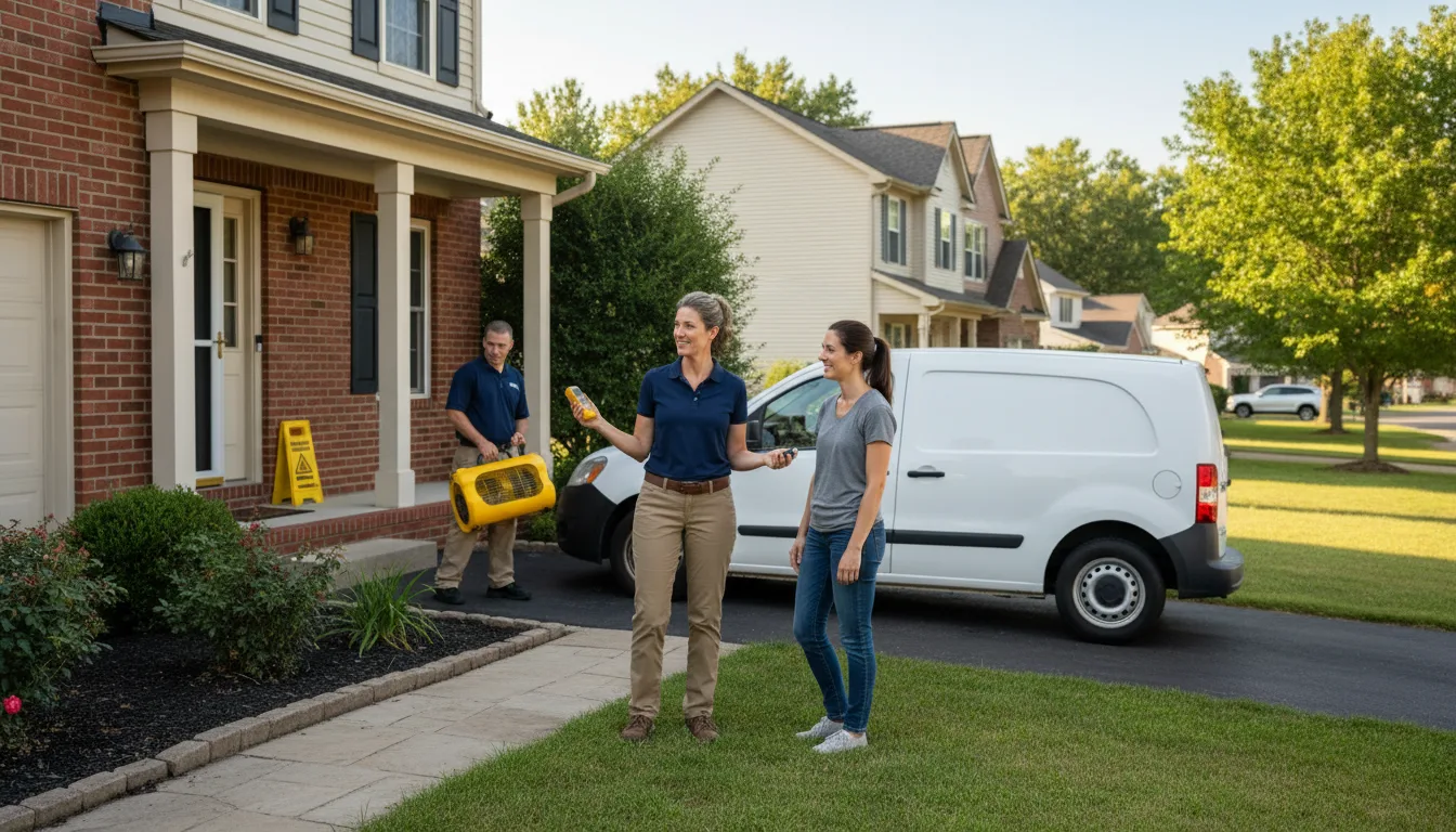 Residential water damage restoration in Ferdinand, ID